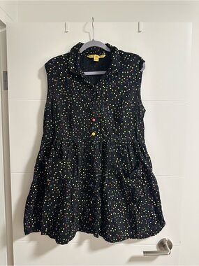 April Cornell Woman Vintage Polka Dot Tunic Top